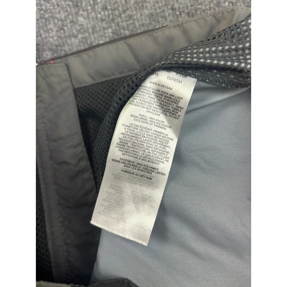 Columbia Windbreaker Jacket Kids XXS 4/5 Grey Full Zip Hooded Outdoor Coat